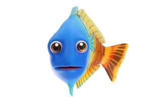 3D boeseman s rainbow fish toon