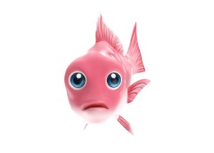 red snapper fish toon 3D