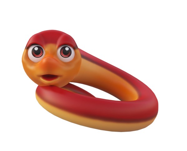 3d Swamp Eel Fish Toon Turbosquid