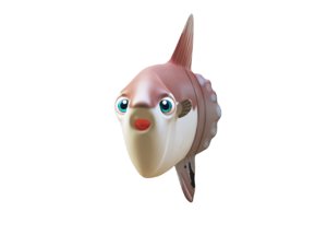 mola fish toon animation 3D
