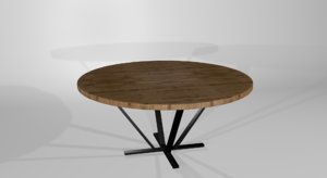 table wood 3D