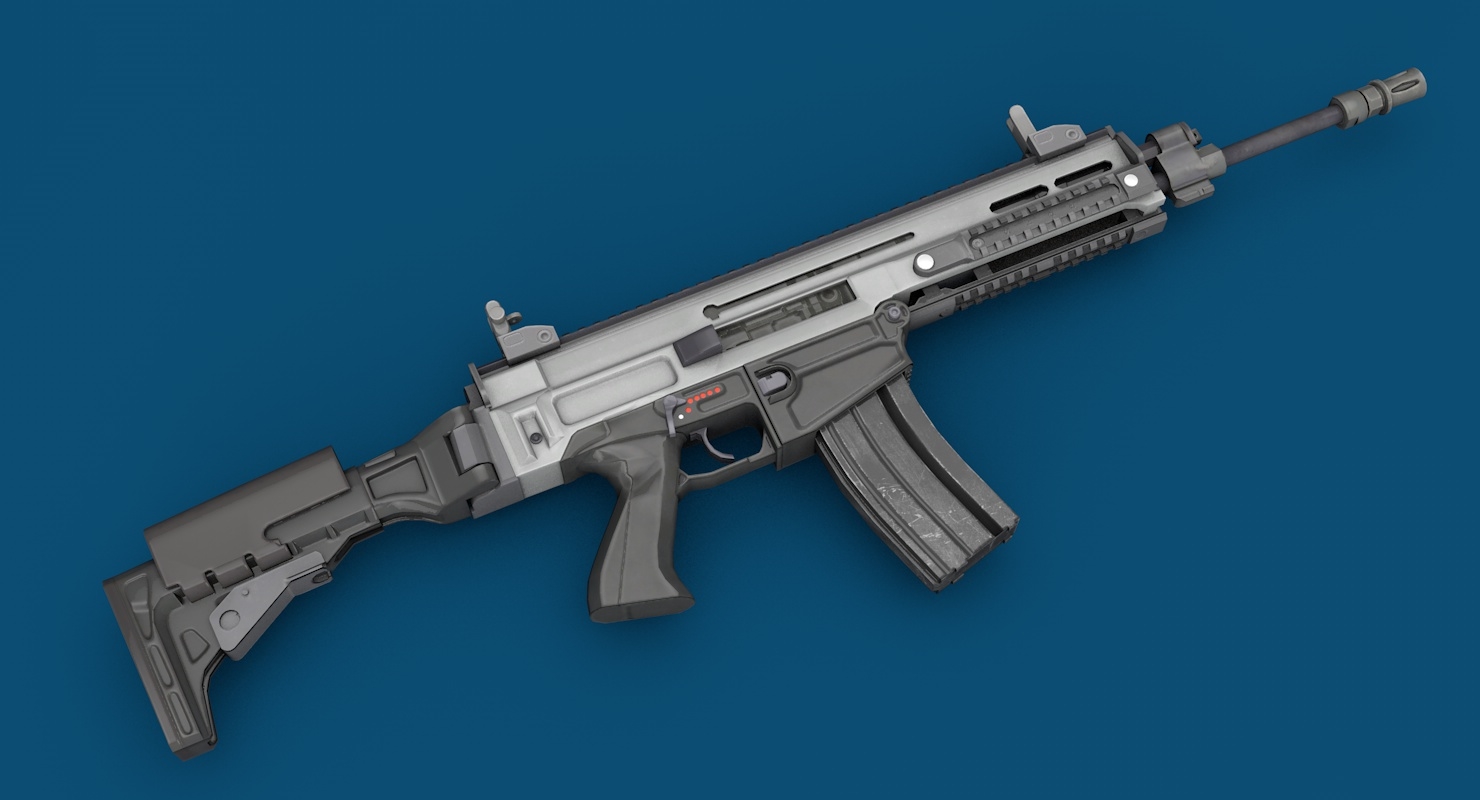 Cz805 assault rifle model - TurboSquid 1607794