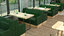 industrial coffee bar restaurant 3D