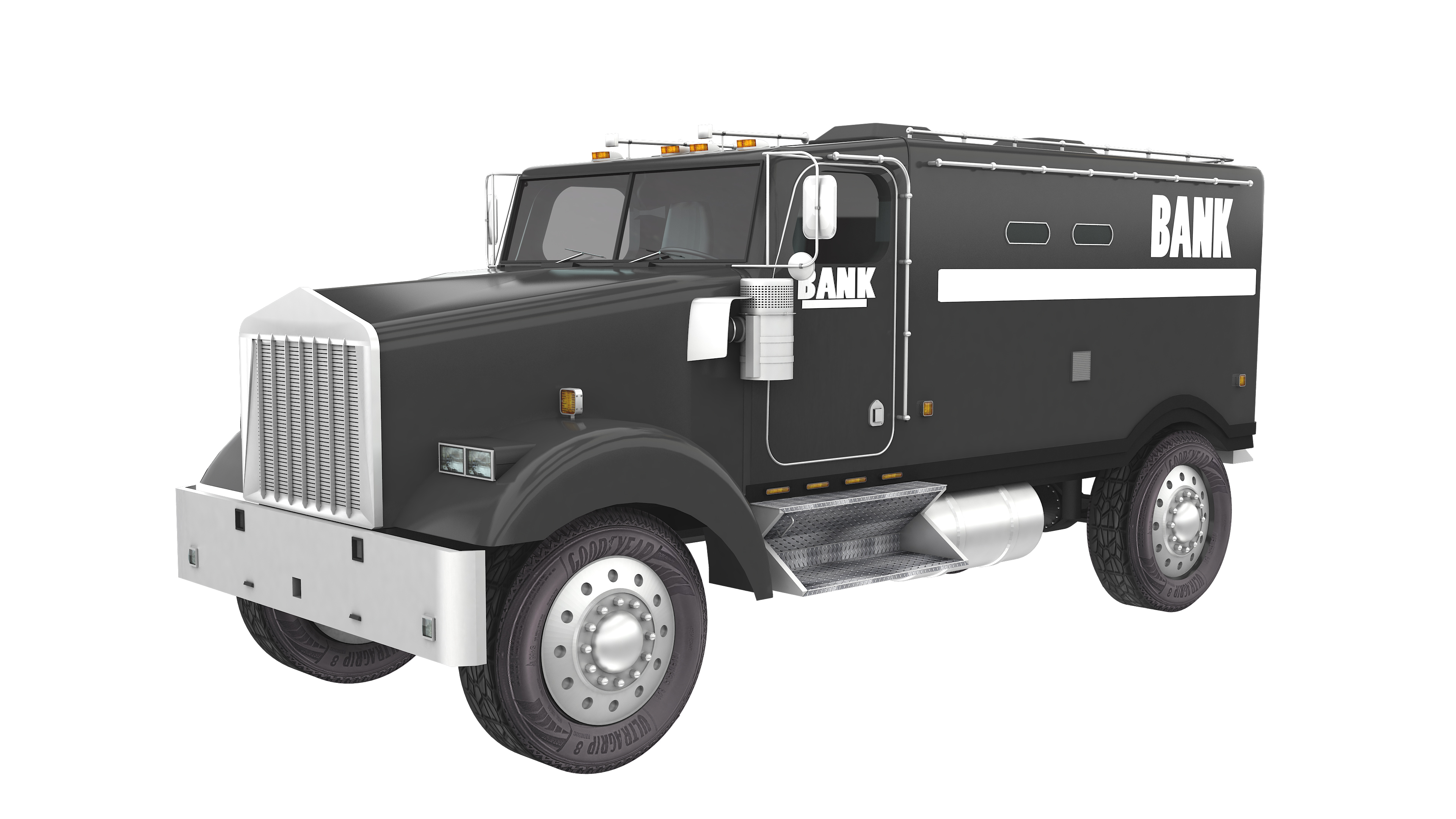 Bank armored car 3D TurboSquid 1608061