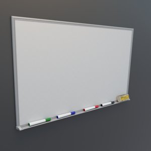 whiteboard 3d turbosquid models