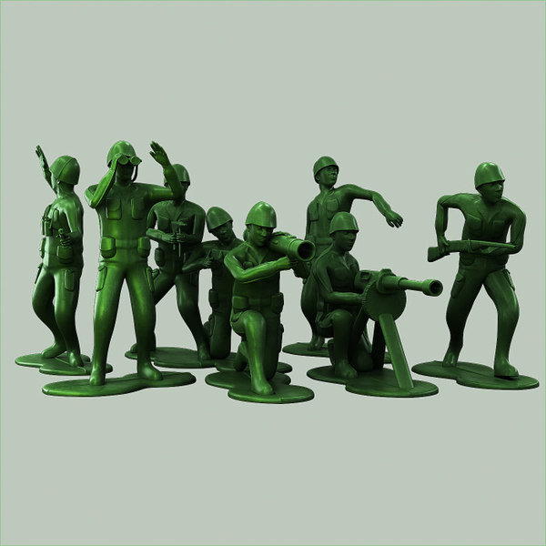 3d Toy Soldiers Model