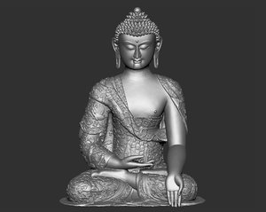 3D model thailand buddha
