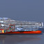 uss reagan cutaway aircraft carrier 3d obj