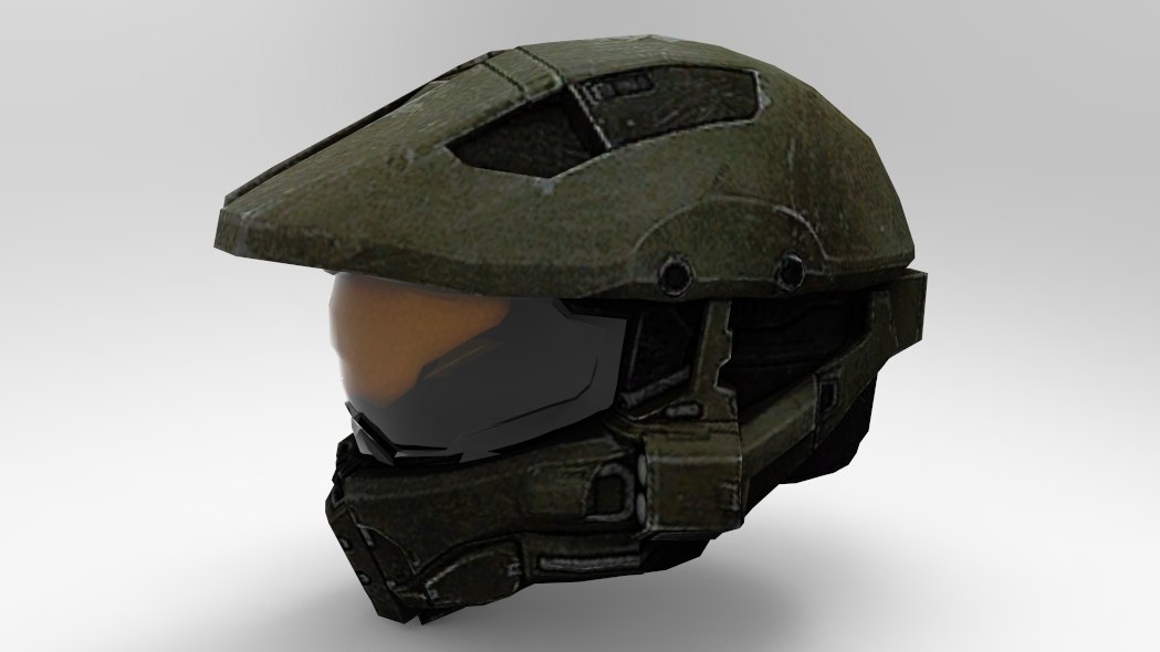 Free master chief helmet 3D model TurboSquid 1608276