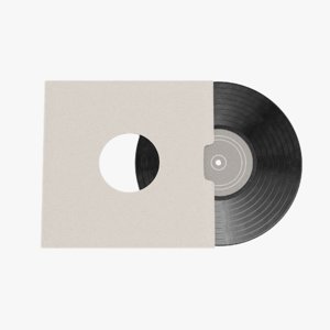 3D vinyl record sleeve