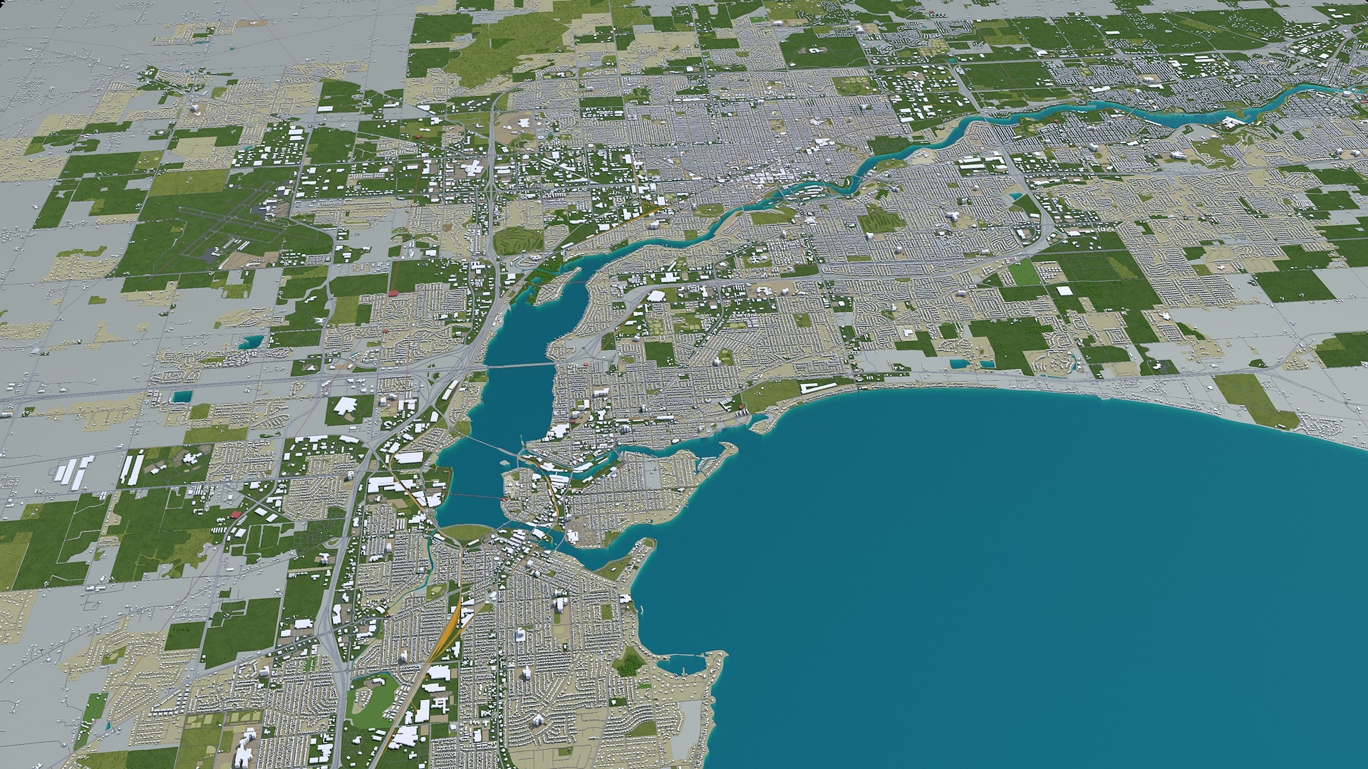 appleton city wisconsin3d模型