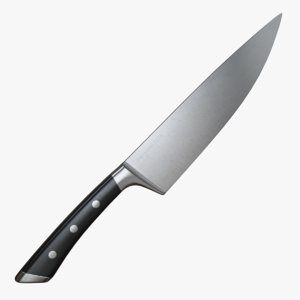 3D model kitchen knife