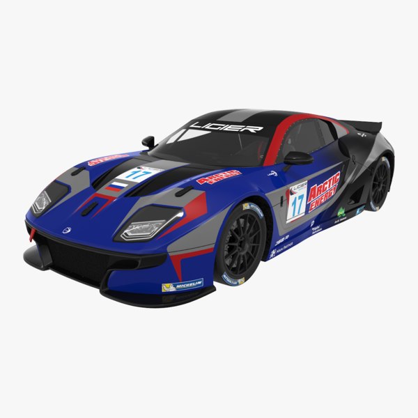 3D ligier js2 r arctic model