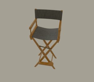 3D directors production chair