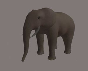 3D model nature animal mammal