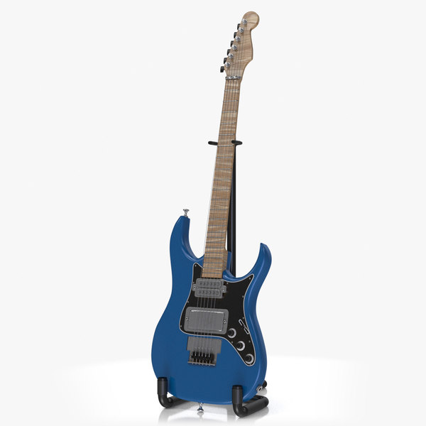 electric guitar v2 3D model