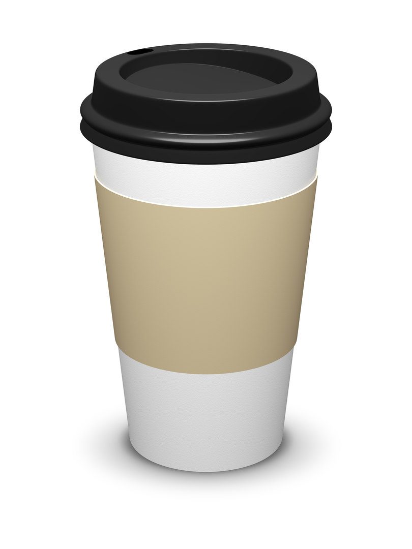 Typical coffee cup 3D model - TurboSquid 1609027