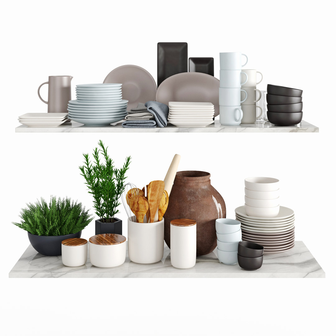 3D kitchenware tableware 13 kitchen TurboSquid 1609093