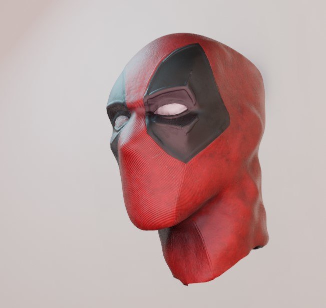 Mask superhero pbr 3D model TurboSquid 1609159
