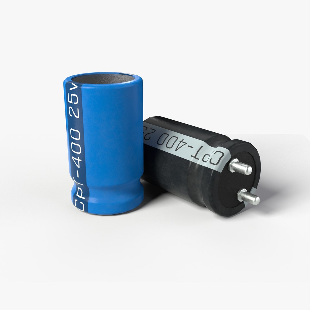 Covered capacitor 2k pbr 3D model TurboSquid 1609170