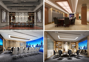 conference space 3D model