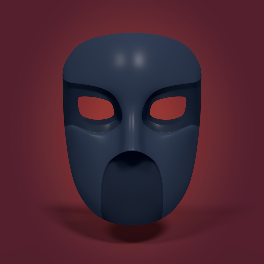 Anonymous mask 3D model - TurboSquid 1609126