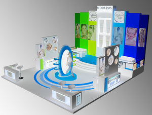 stand exhibition booth 3D