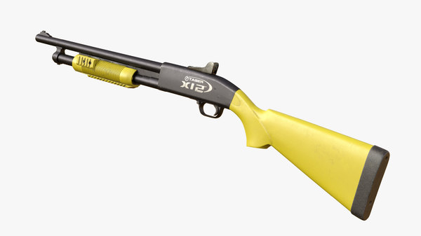 Taser x12 shotgun model - TurboSquid 1609770