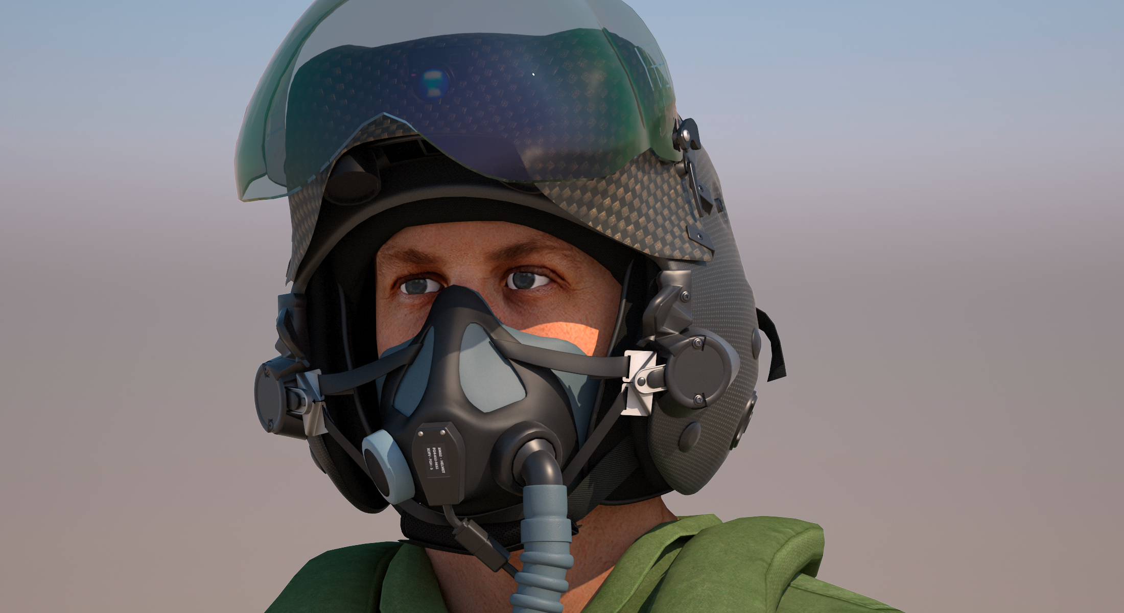 3D model fighter pilot - TurboSquid 1610096