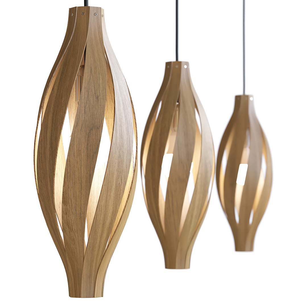 3D hanging lamps model TurboSquid 1609964