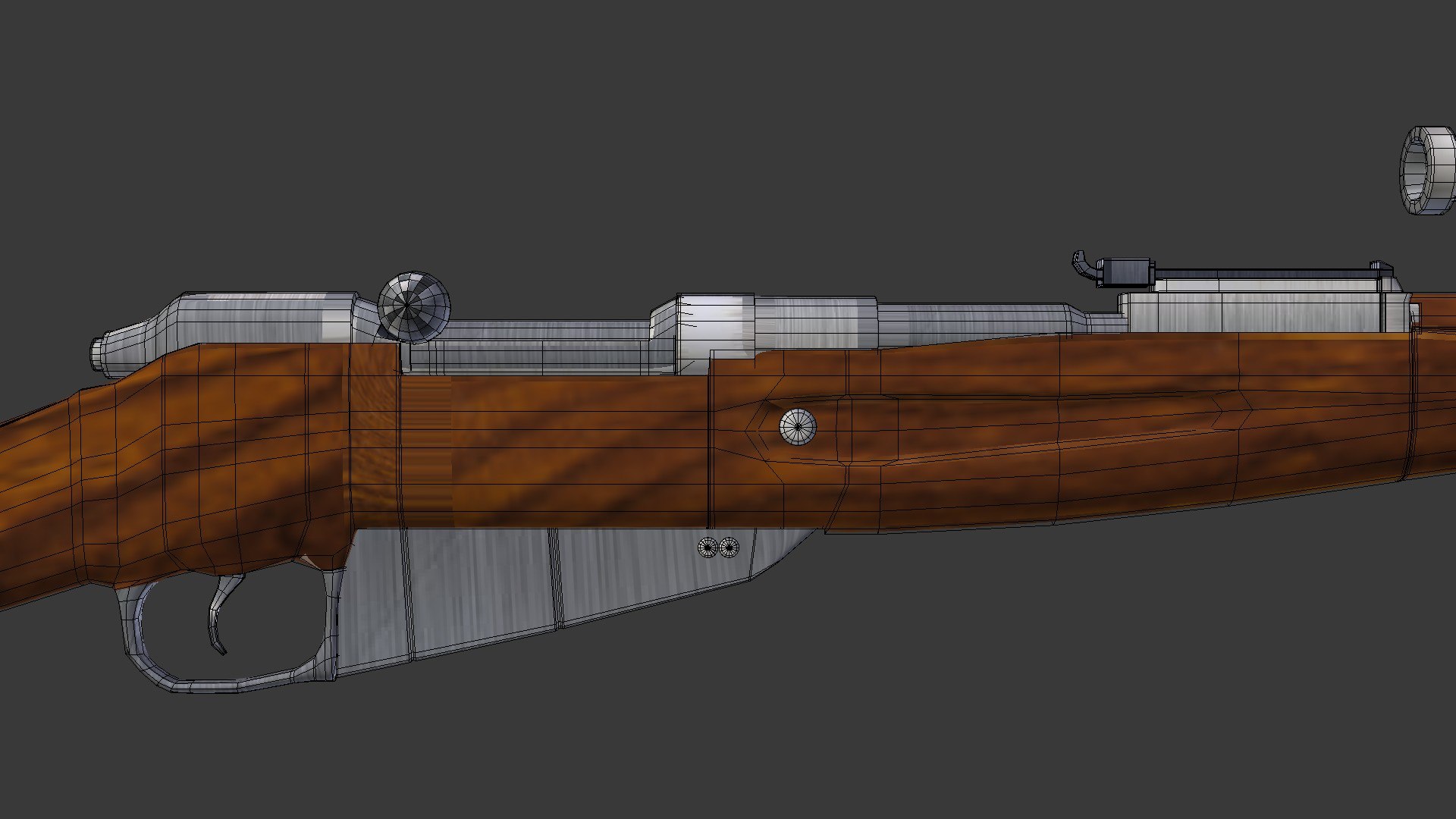 22 rifle 3D model - TurboSquid 1610203