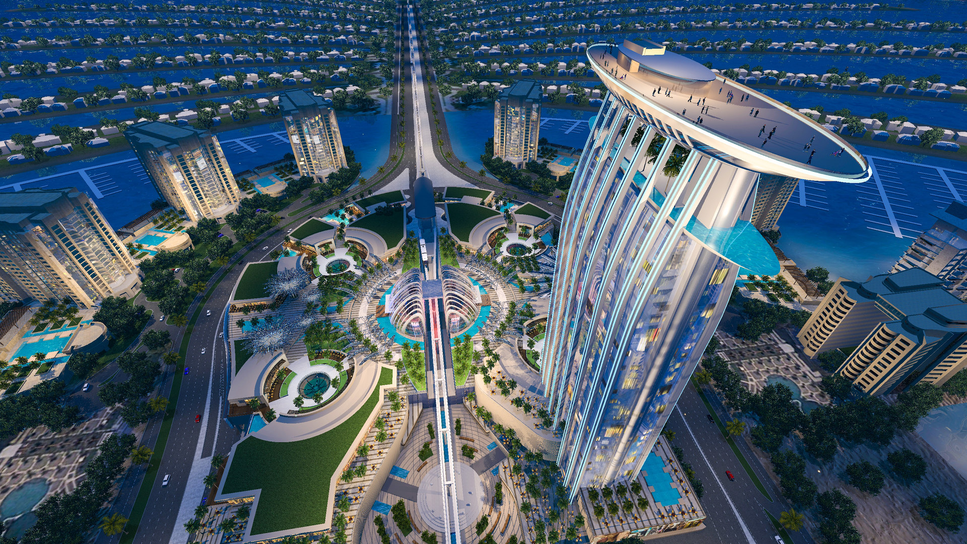 Dubai palm island 3D model TurboSquid 1610950