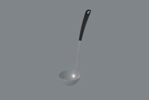 3D model metal handle