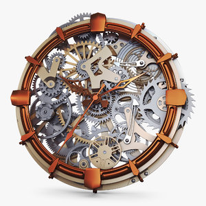 clock mechanism gears v model