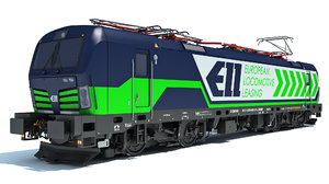 siemens vectron locomotive european 3D