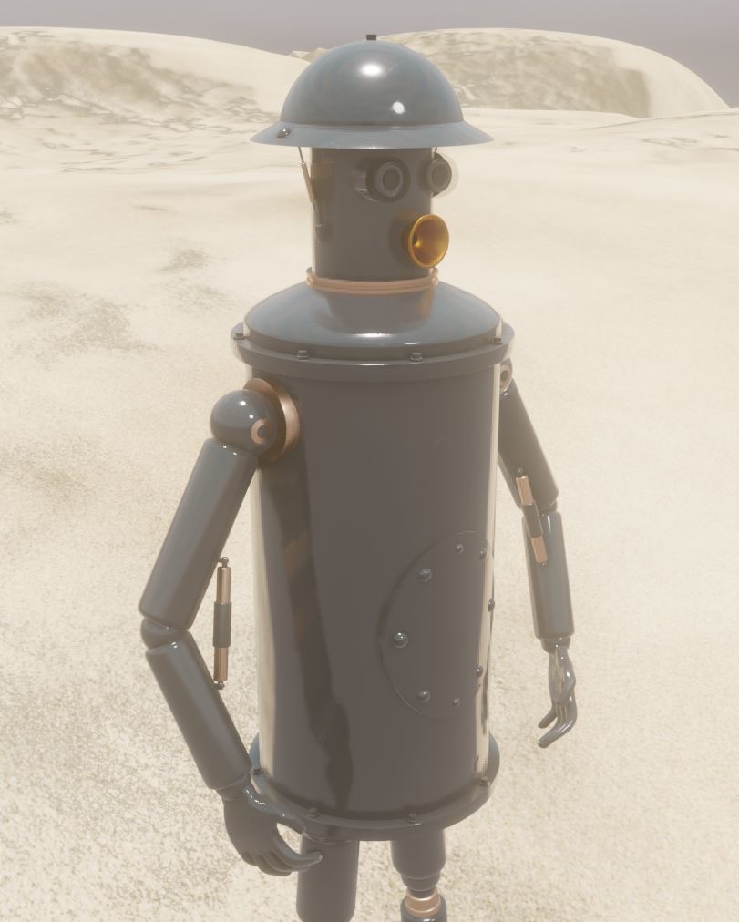 無料ボイラープレートロボット3Dモデル TurboSquid 1611150