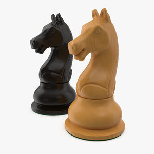 chessmen knight 3D