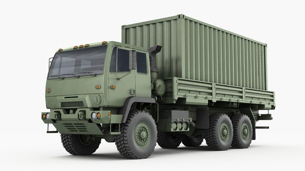 3D m1085 truck transport cargo containers - TurboSquid 1611311