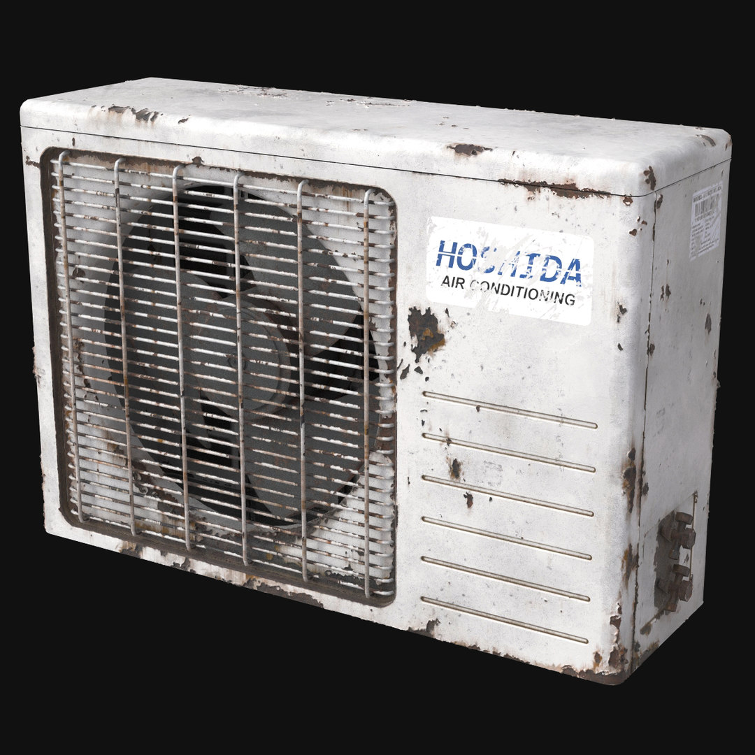 Air conditioner old 3D model TurboSquid 1611664