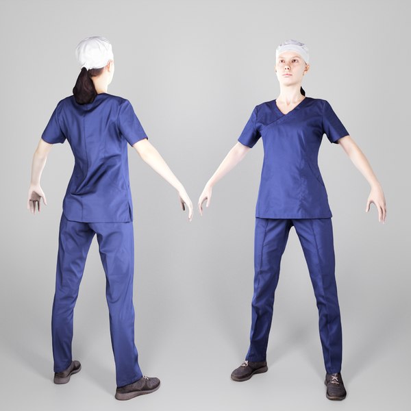 ready young woman surgical 3D model