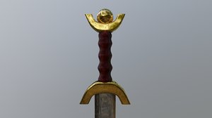 celtic sword 3D