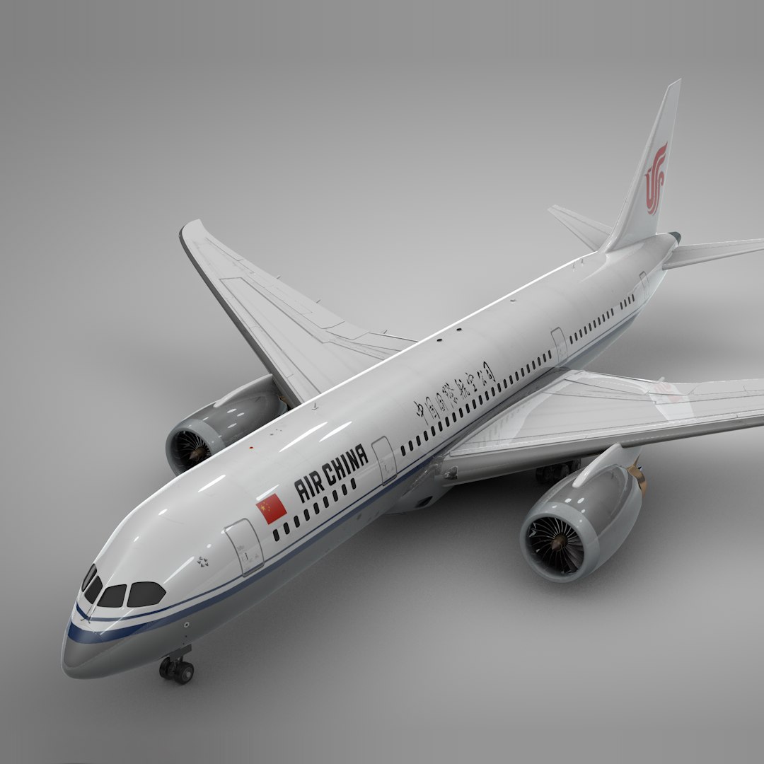 Boeing 787 dreamliner air 3D model - TurboSquid 1611993