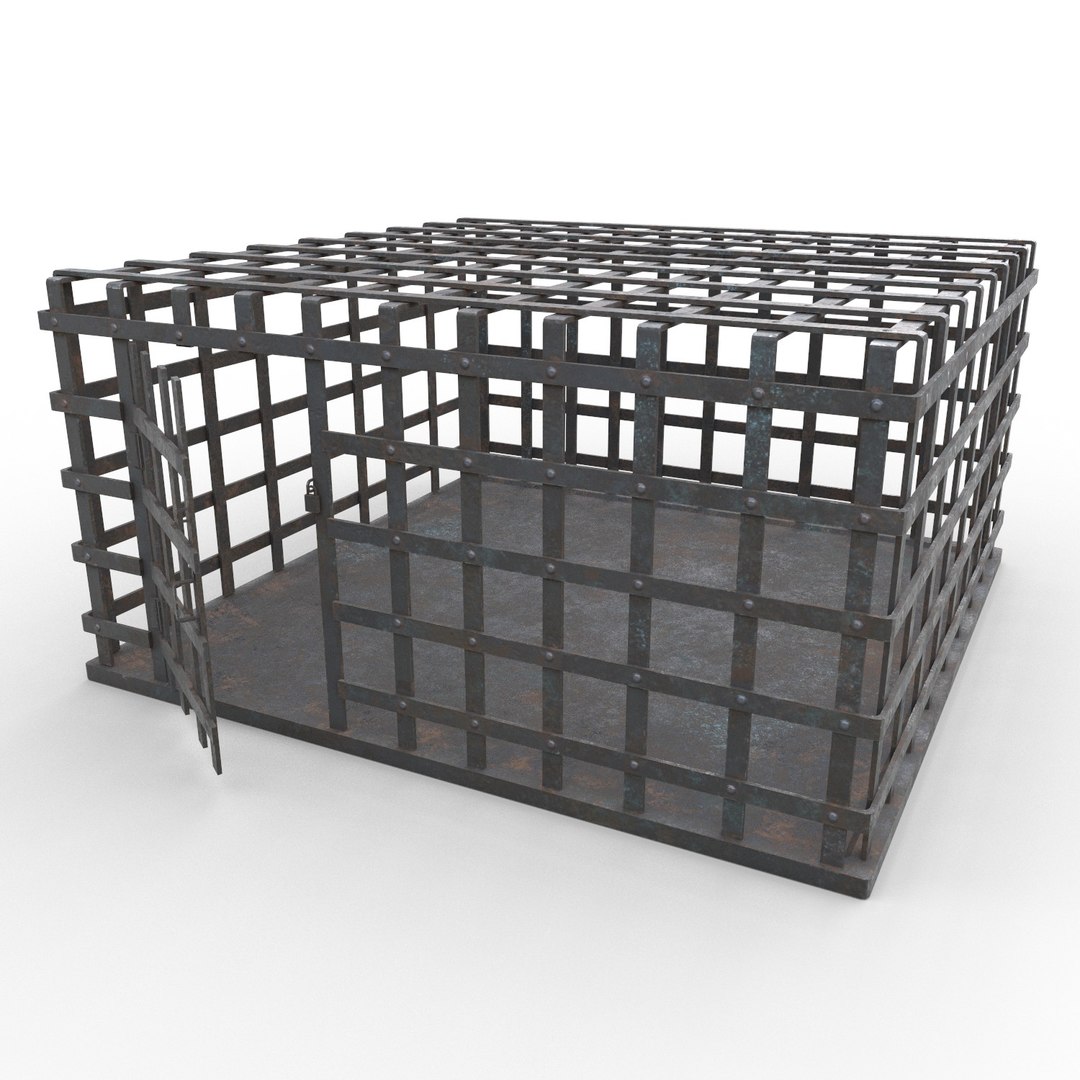 3D metal cage - pbr model - TurboSquid 1612156