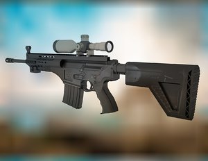 Free Animated 3d Gun Models Turbosquid - roblox studio gun animation