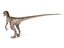 velociraptor rigged animation model