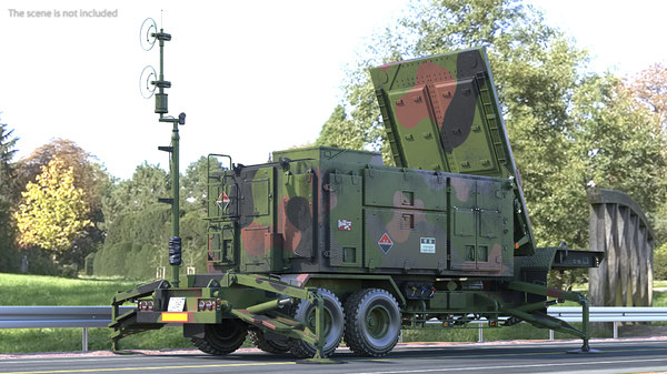 Patriot camouflage mpq53 radar 3D - TurboSquid 1612648