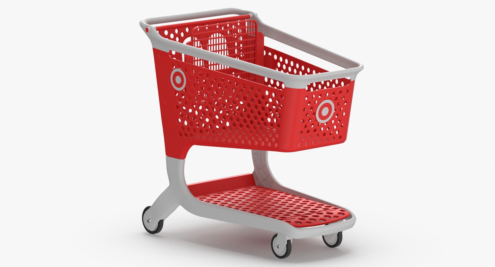 Plastic shopping cart 01 3D model TurboSquid 1612762