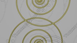 Elegant gold spirals