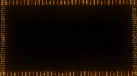 flashing frame on black background