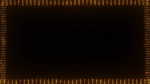 flashing frame on black background